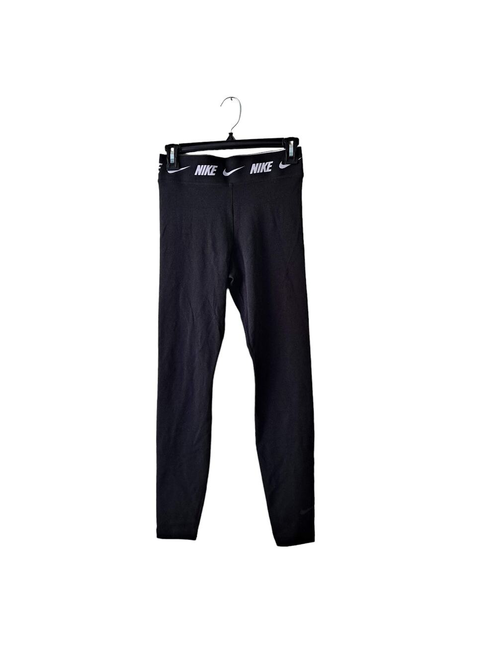 Nike Dri - Fit Leggings Black Elastic Waist Pull On Active Workout Size S